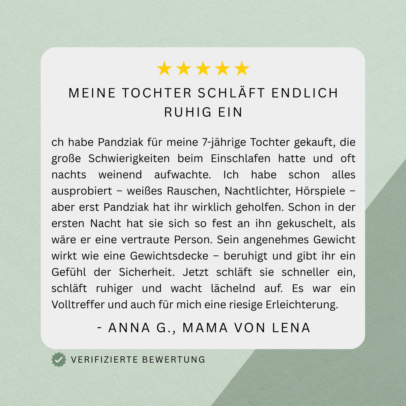 Gewichtetes Kuscheltier