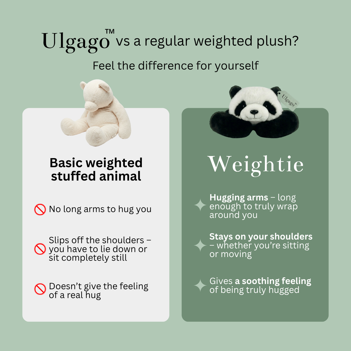 Weightie™ - Weighted Stuffed Animal